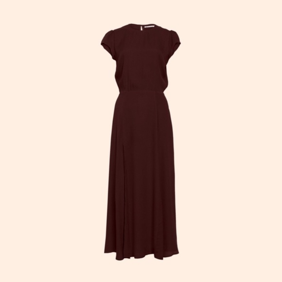 Reformation Gavin Dress plum - Picture 2 of 6